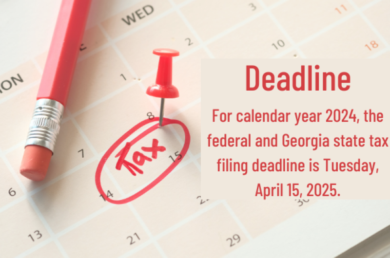 Tax Day Deadline 2025