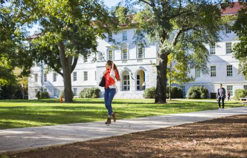 walking in quad