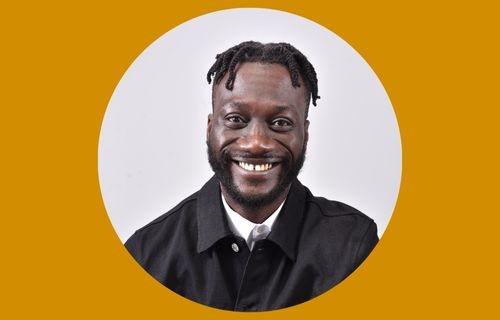 Emmanuel in circle gold background