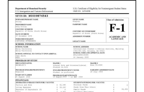 i-20 for imm doc page